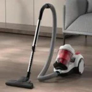 Deerma Horizontal Vacuum Cleaner, 5M Suction Pipe, 1800W Operating Capacity, 21000 Pa Suction Power, HEPA Filter, 2.5 Liters Dust Box, 82 dB Low Noise Operation and Three Brush Head 1800 W TJ310W White