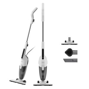 Luxury Deerma DX120C Vacuum Cleaner, 3 in 1 Handheld Vacuum Cleaner, Multiple Attachments - White