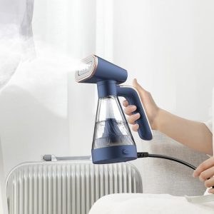 Handheld Garment Steamer, Power of Fast Heating, Water Tank, Lightweight and Compact Design, Five Hole Steam Outlet, Steam Iron for Clothes, Multifunctional 120 ml 600 W GT10W Blue