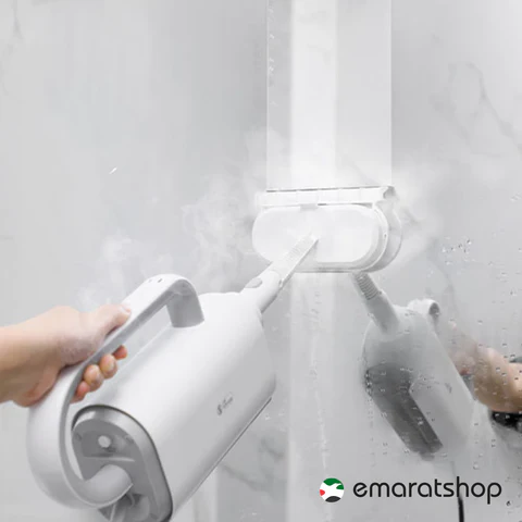 Best Deerma ZQ610 Multi-function Steam Cleaner with 5 Brush Heads 1600W | Lightweight Steam Glass Scraper | Glass Cleaning | Steam Iron | Scouring Pad | Kitchen Cleaning | 99.99% Sterilization - White - Image 4