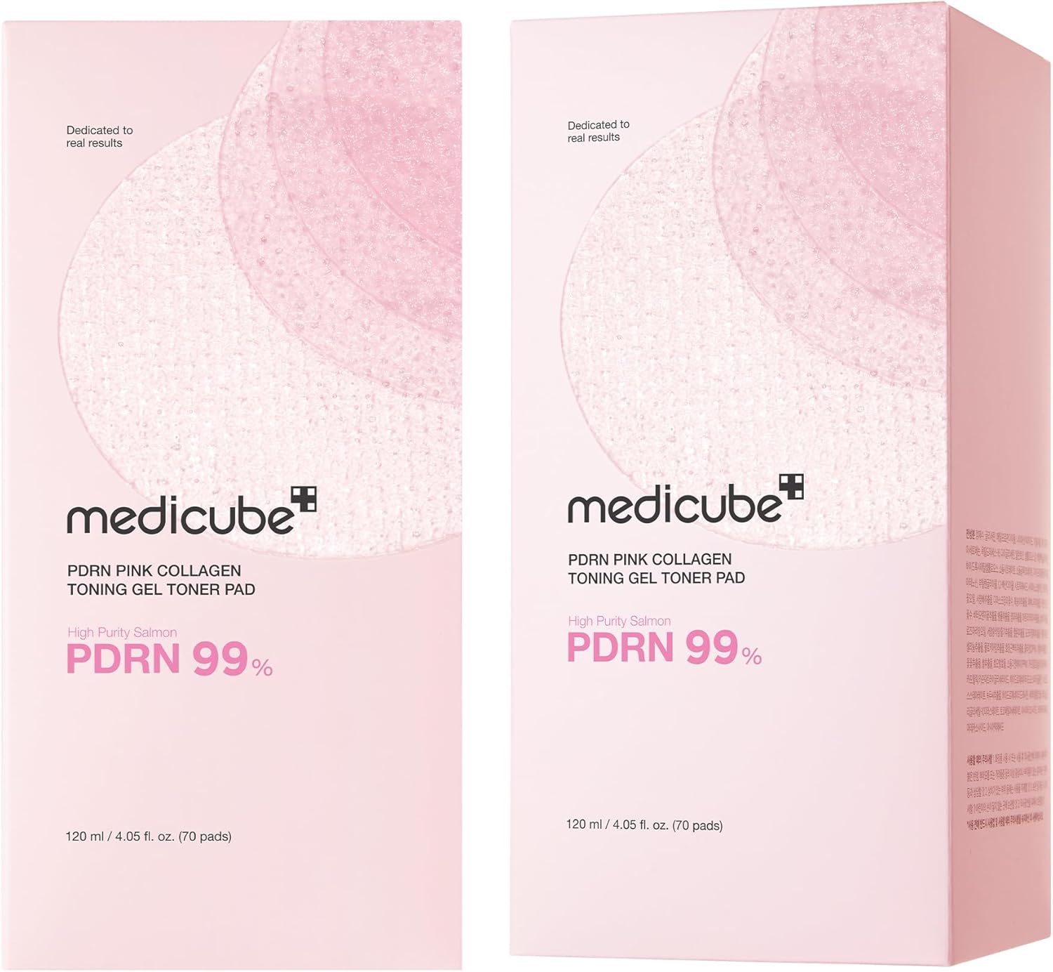 medicube Salmon DNA PDRN Pink Collagen Jelly Pad Korean Gel Toner Pads with Niacinamide, Madecassoside, Retinol Soothing, Radiance & Uneven Skin Tone Korean Skin Care 70Pads - Image 2