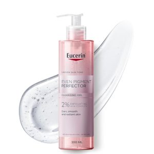 Eucerin Even Pigment Perfector Cleansing Gel, with 2% Exfoliating AHA Complex, Visible Spot Reduction in 1 Week, Even, Smooth and Radiant Skin, for All Skin Types, 200ml