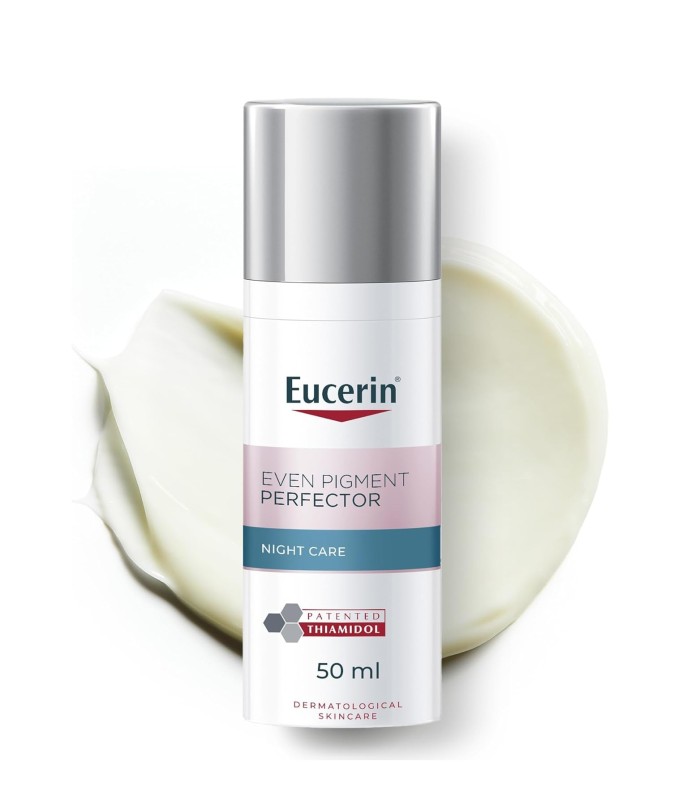 Eucerin Even Pigment Perfector Face Night Cream with Thiamidol, Reduces Dark Spots and Regenerates Skin, Absorbs Quickly, Moisturizer for All Skin Types, 50ml