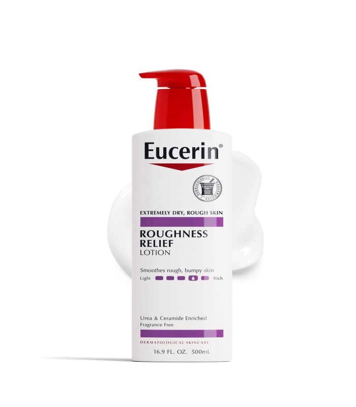 Eucerin Roughness Relief Lotion - Full Body for Extremely Dry, Rough Skin 16.9 fl. oz. Pump Bottle