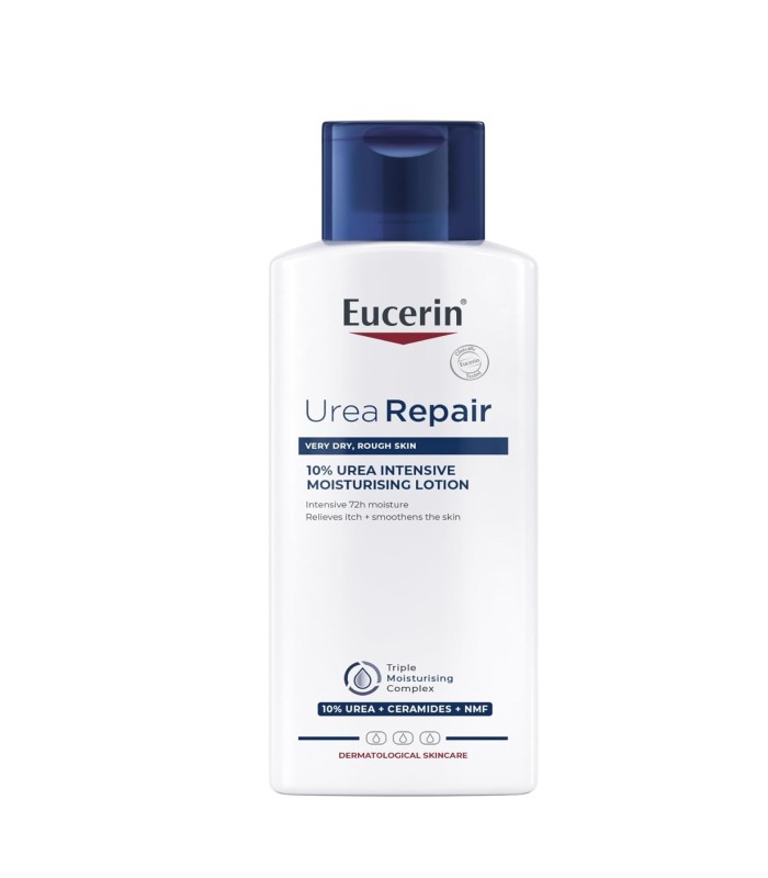 Eucerin UreaRepair Plus 10% Urea Body Lotion with Ceramide, Immediate 48-Hour Relief for Dry Skin, Daily Body Moisturizer for Dehydrated Skin, Suitable for Mature & Diabetic Skin, 250ml