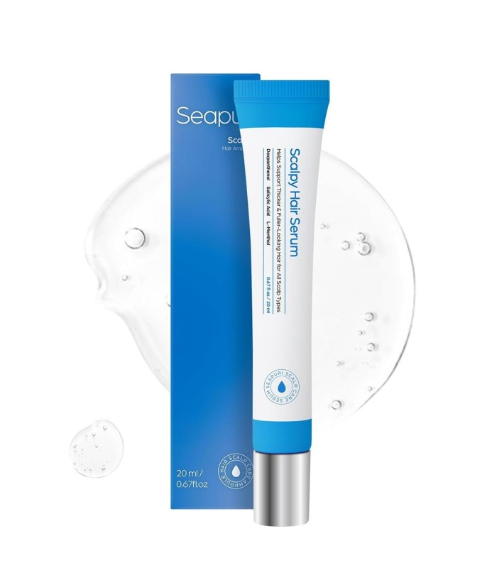 Scalpy Hair Growth Serum for Hair Loss & Thinning Scalp Massager Treatment Salicylic Acid, Menthol, Dexpanthenol Non-Greasy, Lightweight Exfoliate Dandruff