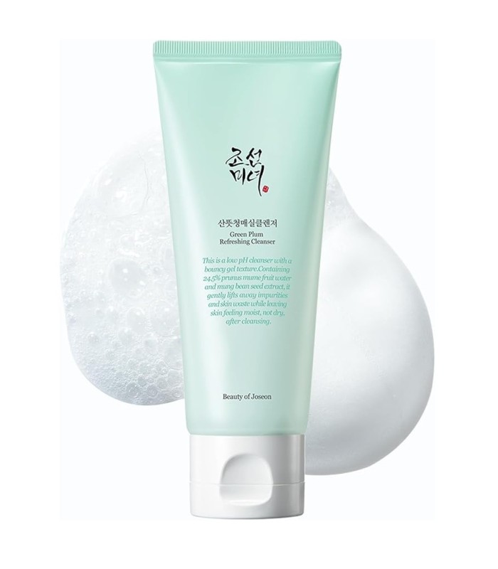 Beauty of Joseon Green Plum Refreshing Gel Cleanser Deep Pore Cleansing Acne Face Wash Blackhead Remover for All Skin Types pH Balancing Korean Skincare for Men and Women 100 ml
