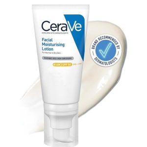 CeraVe AM Facial Moisturizing Lotion SPF50 for Normal to Dry Skin 52ml