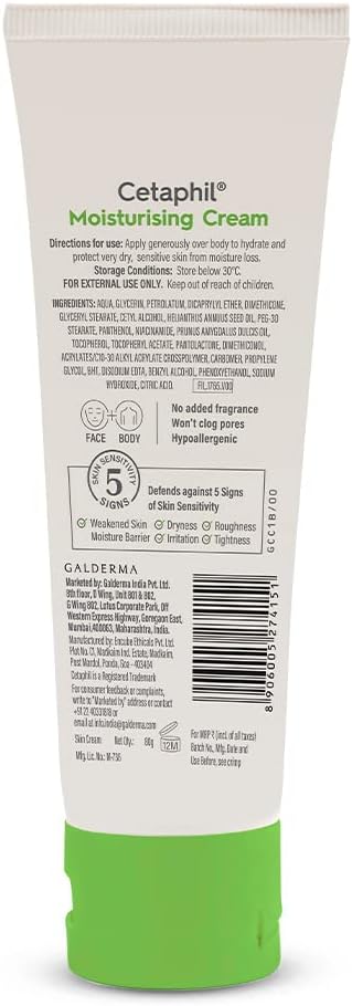 Cetaphil Moisturising Cream, 80g - Image 9