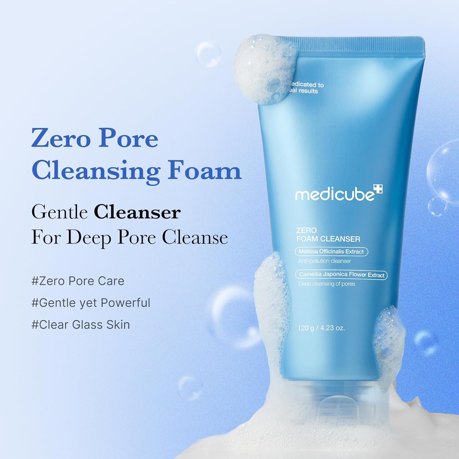 Medicube Zero Foam Cleanser for Sensitive Skin - Sebum Control, Moisture Balance, and Pore Minimization Korean Skincare - Image 8