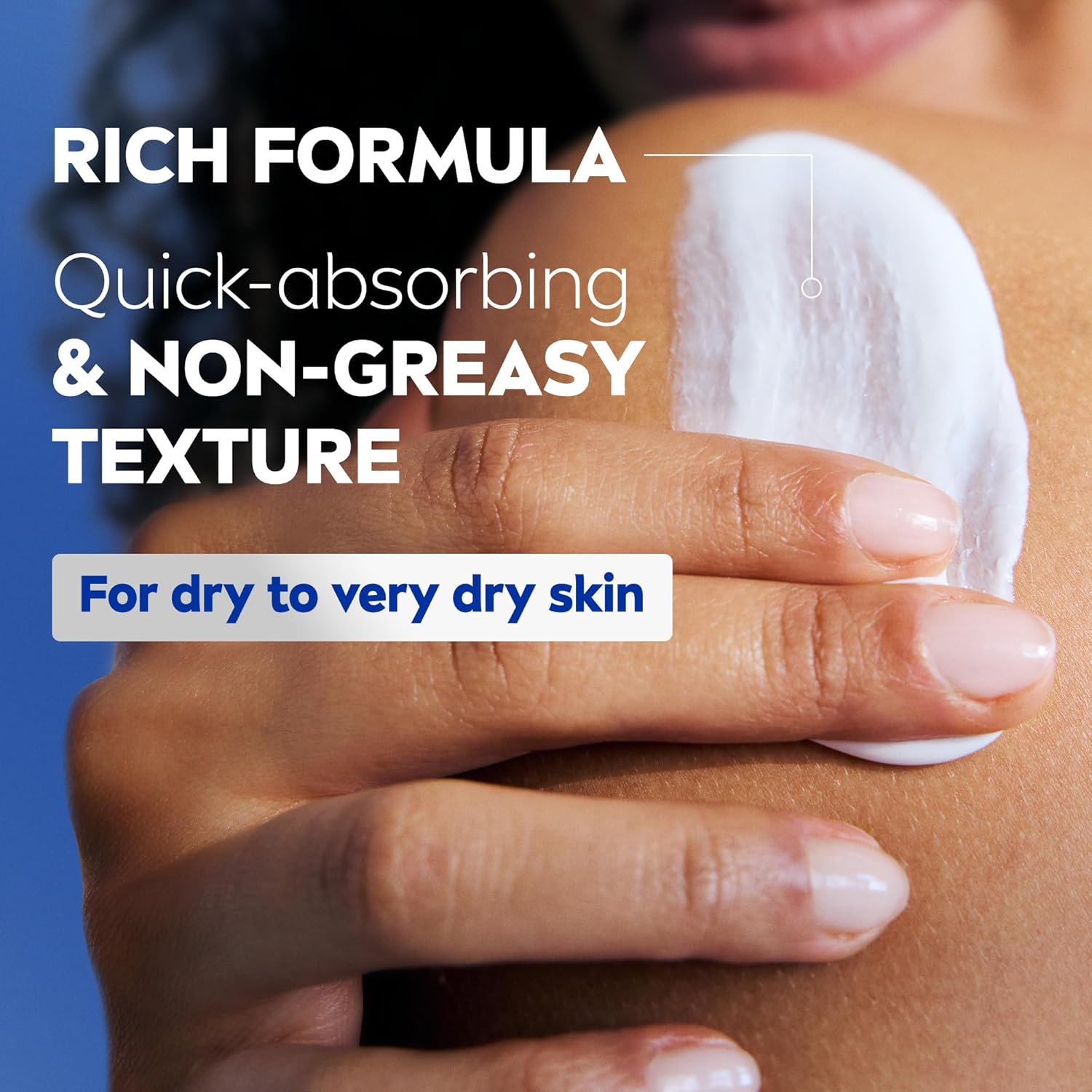 NIVEA Body Lotion for Dry to Very Dry Skin, Rich Nourishing, 5in1 Complete Care, 72H Intense Moisture, 400ml - Image 5