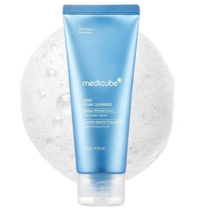 Medicube Zero Foam Cleanser for Sensitive Skin - Sebum Control, Moisture Balance, and Pore Minimization Korean Skincare